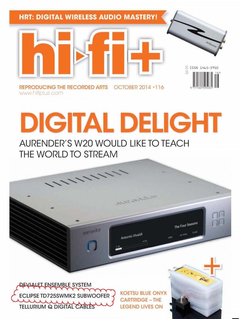 Review of Eclipse TD TD725swMk2 by HiFi+ Alan Sircom http://www.nextnewsstand.com/products/hi-fi-plus/hifi-116/