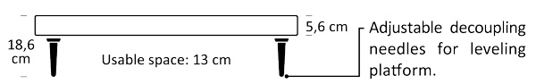 Artesania Krion platform dimensions