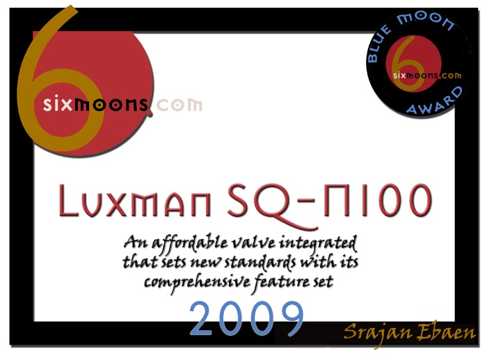 Luxman SQ-N100 Award from 6moons.com 2009
