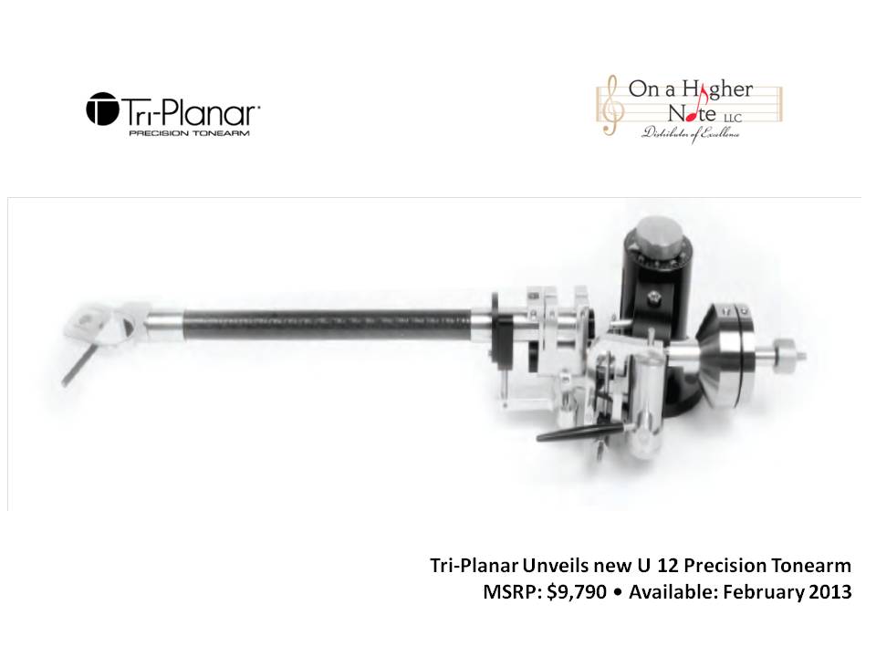 Tri Planar Unveils U12 Tonearm