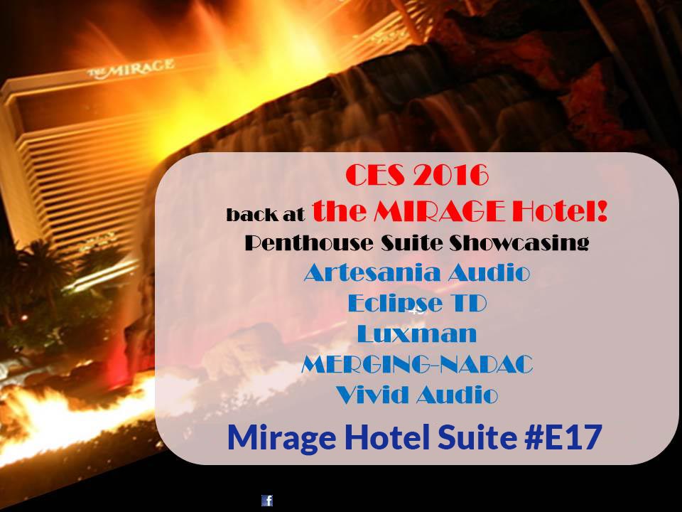 CES 2016 at the Mirage Suite E17