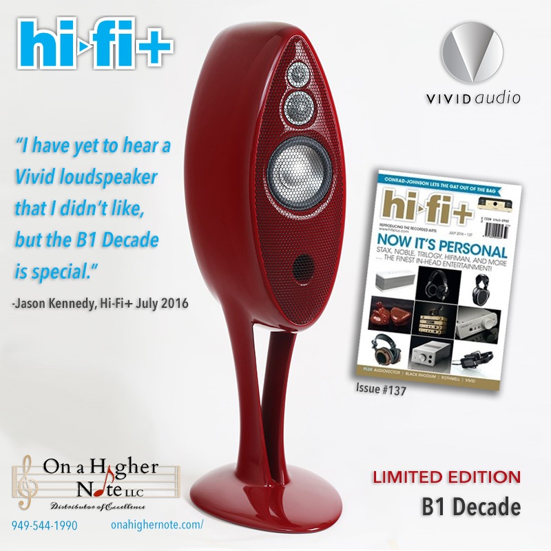 HI-FI+ review of Vivid B1 Decade