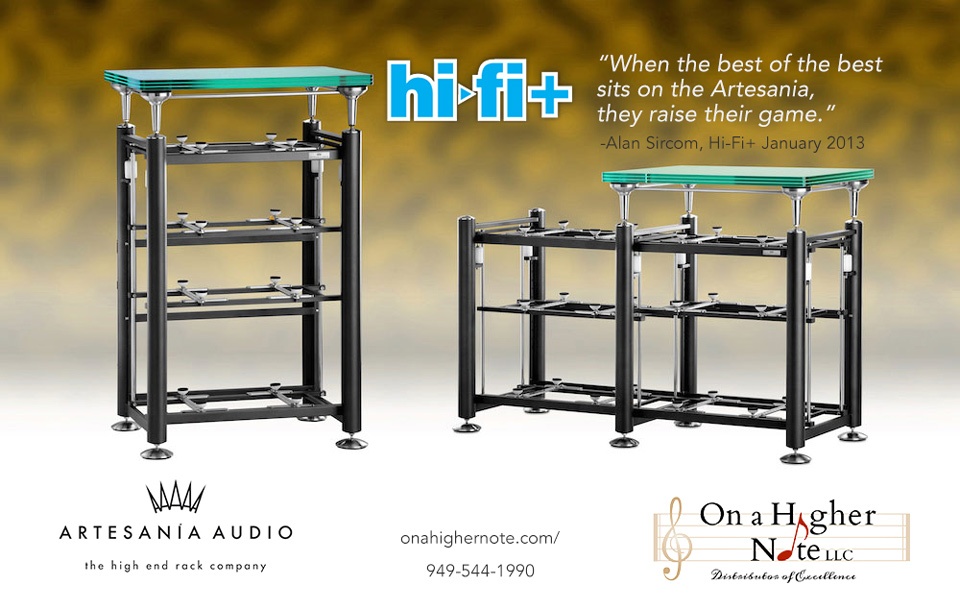 Hi-Fi+ review of Artesania Audio equipment racks