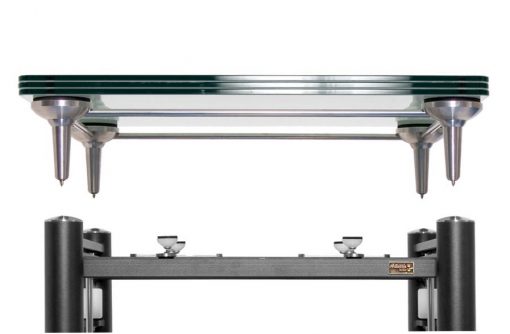 Artesania Treated Glass Turntable and Amplifier Platform for Exoteryc and Prestige Racks