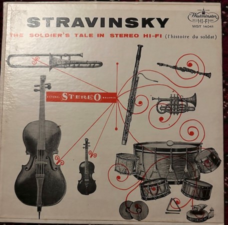 Stravinsky The Soldiers Tale Robert Mandell conducting Ars Nova on Westminster WST 14041